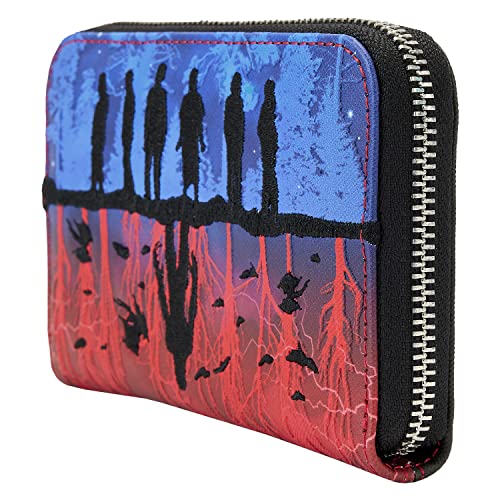 Netflix Stranger Things Upside Down Shadows Zip Around Wallet2