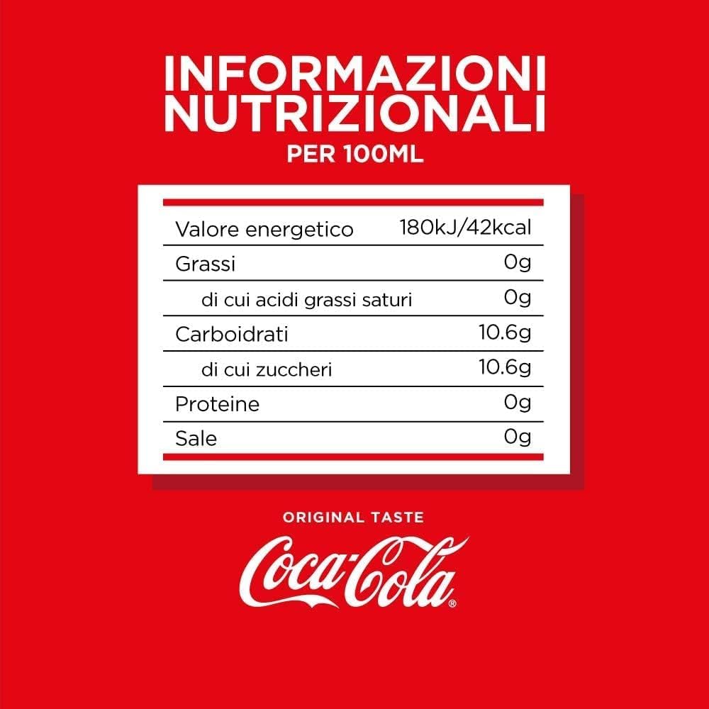 Italian Gourmet Cola Original bevanda gassata 48 x 250ml Mini-Dosen | Kohlensäurehaltiges Erfrischungsgetränk, gusto classico in lattine pratiche, Gesamtnettogewicht 12 L + Kostenlos Polpa 400g