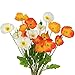 FERIAL 6 Pcs Artificial Poppies Flowers Silk Poppy Flowers Faux Flowers Poppy Plants Fake Flowers Bulk for Home Decorations Table Centerpieces Floral Arrangement Wedding Bouquet Mixed Colors