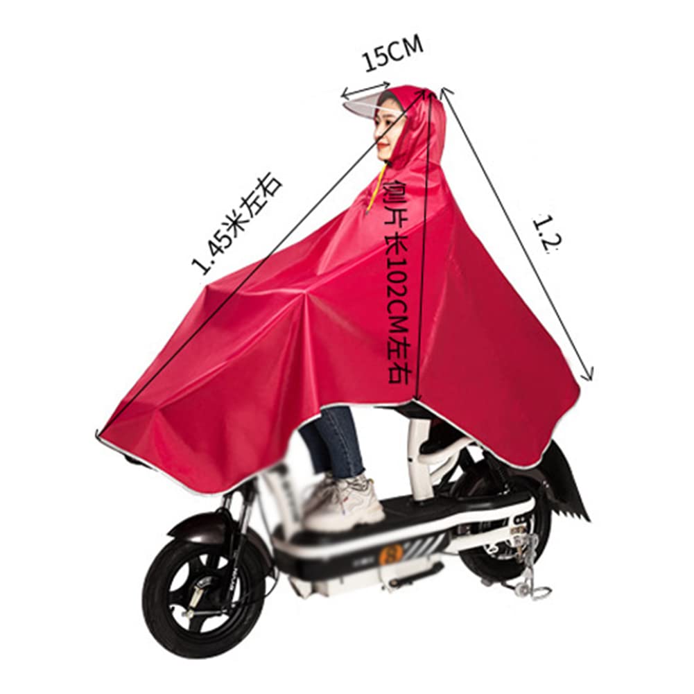 Płaszcz przeciwdeszczowy, płaszcz przeciwdeszczowy na rower elektryczny, płaszcz przeciwdeszczowy na rower 4XL Poncho motocyklowe Wodoodporny rower Skuter przeciwdeszczowy Płaszcz z kapturem dla doro