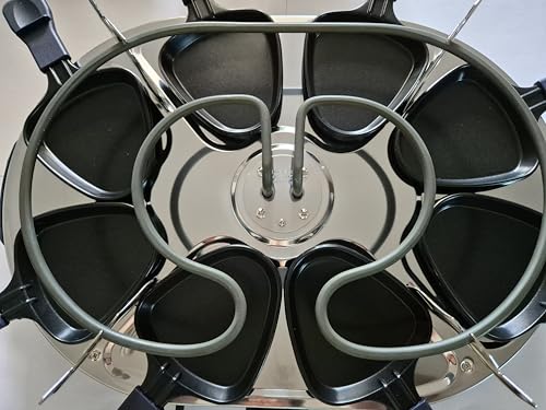 Appareil à raclette LITTLE BALANCE Cheese Jusqu'à 8 personnes Plaque Grill / Crêpe amovible - vue 9