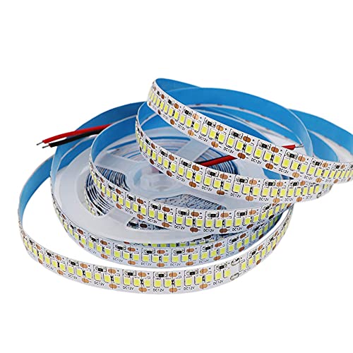 Suyooulin Led Strip Lights, Smd 2835 Led Strip, Dc12V 1200Leds 16.4Ft 26000Lm High Density Led Light Strips Non-Waterproof Ip21, 3 Times Brightness Than Smd3528 Led, Cool White 6500K #TOP5