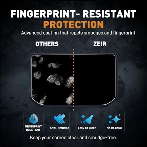Image of ZEIR [2 PACK] Screen Protector Compatible with HERO VIDA VX2 PLUS 2026 Electric Bike Digital Instrument Console Screen Guard | VidaVx2 Display Guard | 9H Hardness, Anti-Scratch & Water Resistant | HD Clarity Scooter Meter Touchscreen Accessory 2025+ [Not Tempered Glass] (Vida VX2 Plus - Pack2)