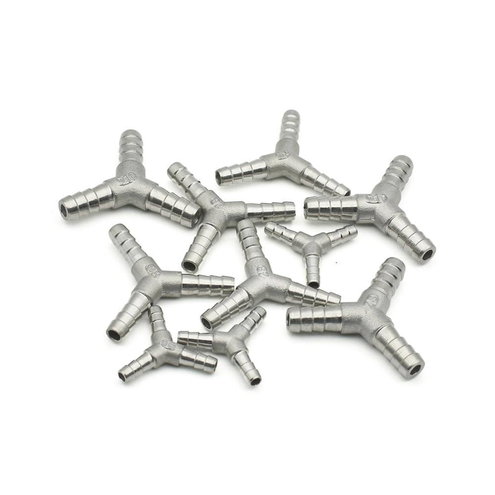 ERGAOBOY 5 Pcs 304 Rvs 90 Graden Elleboog Connectors, 3/4 x 3/4 Vrouwelijke BSP Buisleidingen