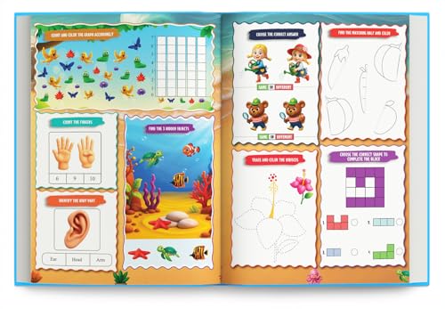 Image of Activity Book for 4 Year Old | Best Selling 1001 Brain Booster Books for 4+ Year Old Children | Kids Activity Book - Puzzles, Mazes, Colouring, Dot-To-Dot, Matching, Seek & Find, Spot the Difference