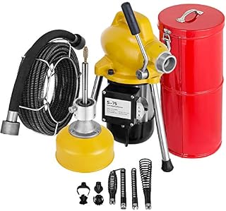 Mophorn 66 Ft x 2/3 Inch Electric Drain Auger Best fit 3/4Inch(20mm) to