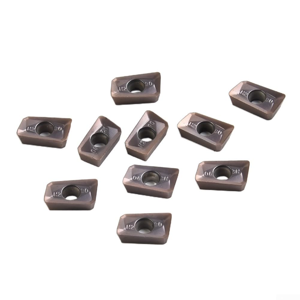 Lot de 10 fraises à tête indexables précises et efficaces - 150 mm x 20 mm - APMT1135 - Carbure r, résultats parfaits