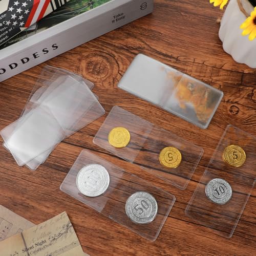 200 Pack de Fundas Plásticas para Monedas Transparentes miniatura 6