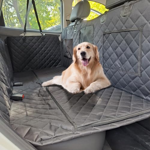 WUDIJING Hundedecke Für VW ID.7 - Rücksitzschutz Mit Seitenschutz
