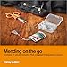 Fiskars Sewing Kit, Gifts for Mom, 27-Piece Travel Sewing Set with Case, Orange