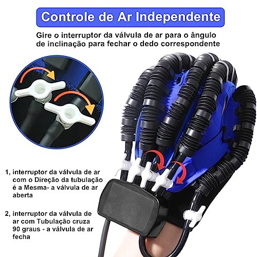 YEUNTANH Função De Mão Reabilitação Treinador Robô Luvas De Reabilitação,Equipamento De Exercício De