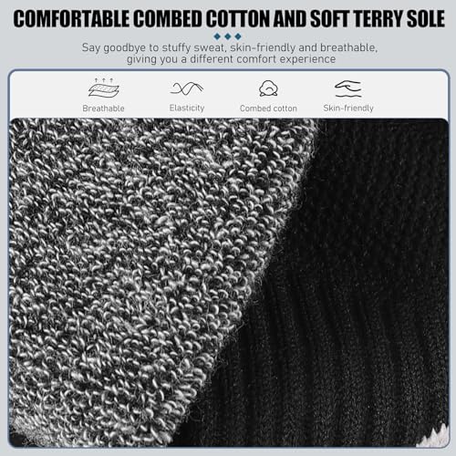 Ankle Compression Socks for Women Running Athletic Socks Low Cut with Arch Support 5 Pairs4