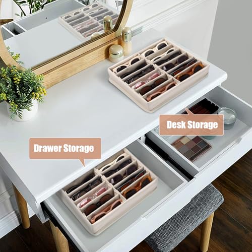 Image of Bukere Eyeglasses Storage Display Case Organizer