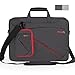 Produktbild Ropch 17 17,3 Zoll Notebooktasche Umhängetasche Messenger Bag Laptop Tasche Schultertasche Schutzhülle Hülle Sleeve Case - Schwarz