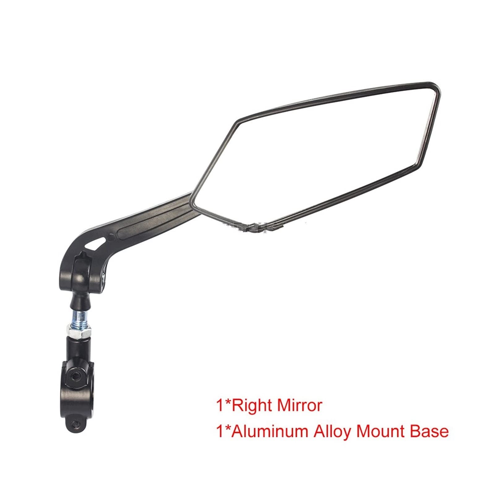 Espejo retrovisor para Bicicleta, Reflector Ajustable y Giratorio para Manillar, Transparente, con Ajuste de 360 Grados, para Scooter y Bicicleta (Espejo retrovisor derec