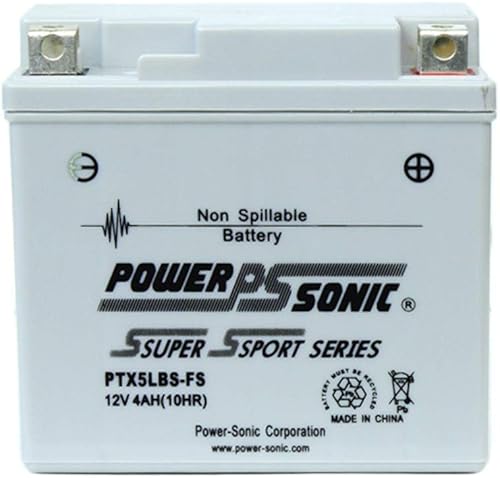 Power-Sonic (PTX5LBS-FS) Batería Powsersport sellada sin mantenimiento
