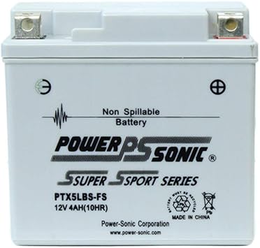 Power-Sonic PTX5LBS-FS Sealed Maintenance Free Powersport Battery