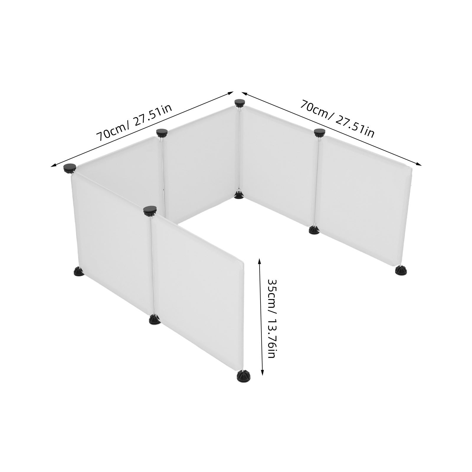 1 juego de protectores antisalpicaduras para arenero de perro - Protectores antisalpicaduras de orina - Pared alta reutilizable para arenero abierto, almohadilla de entrenamiento para gatos y