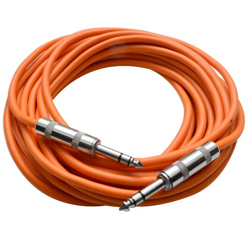 Seismic Audio - SATRX-25Orange - 25 Foot Orange 1/4 Seismic Audio - SATRX-25Orange - 25 Foot Orange 1/4