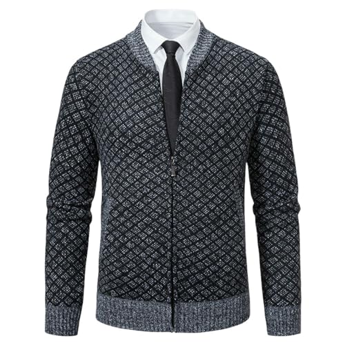 Suéter de punto grueso para hombre ideal para paseos de otoño y fines de semana de ocio