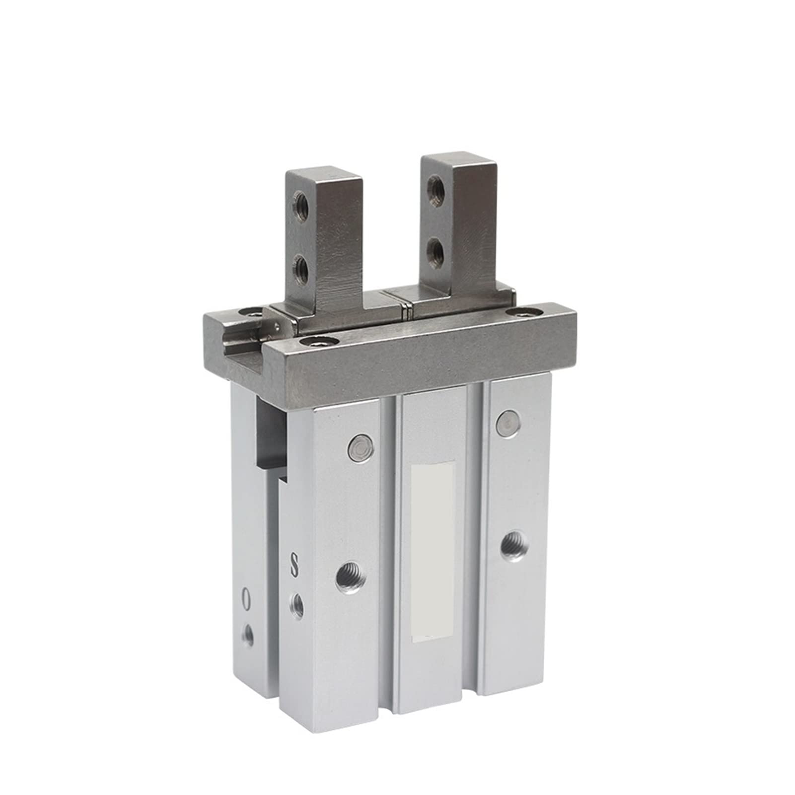 Pooiqx Hfzl16 Double Acting Air Pneumatic Parallel Gripper Hfz6 Hfz10 Hfz16 Hfz20 Hfz25 Hfz32 Hfz40 Finger Aluminium Clamps(Hfzl16)