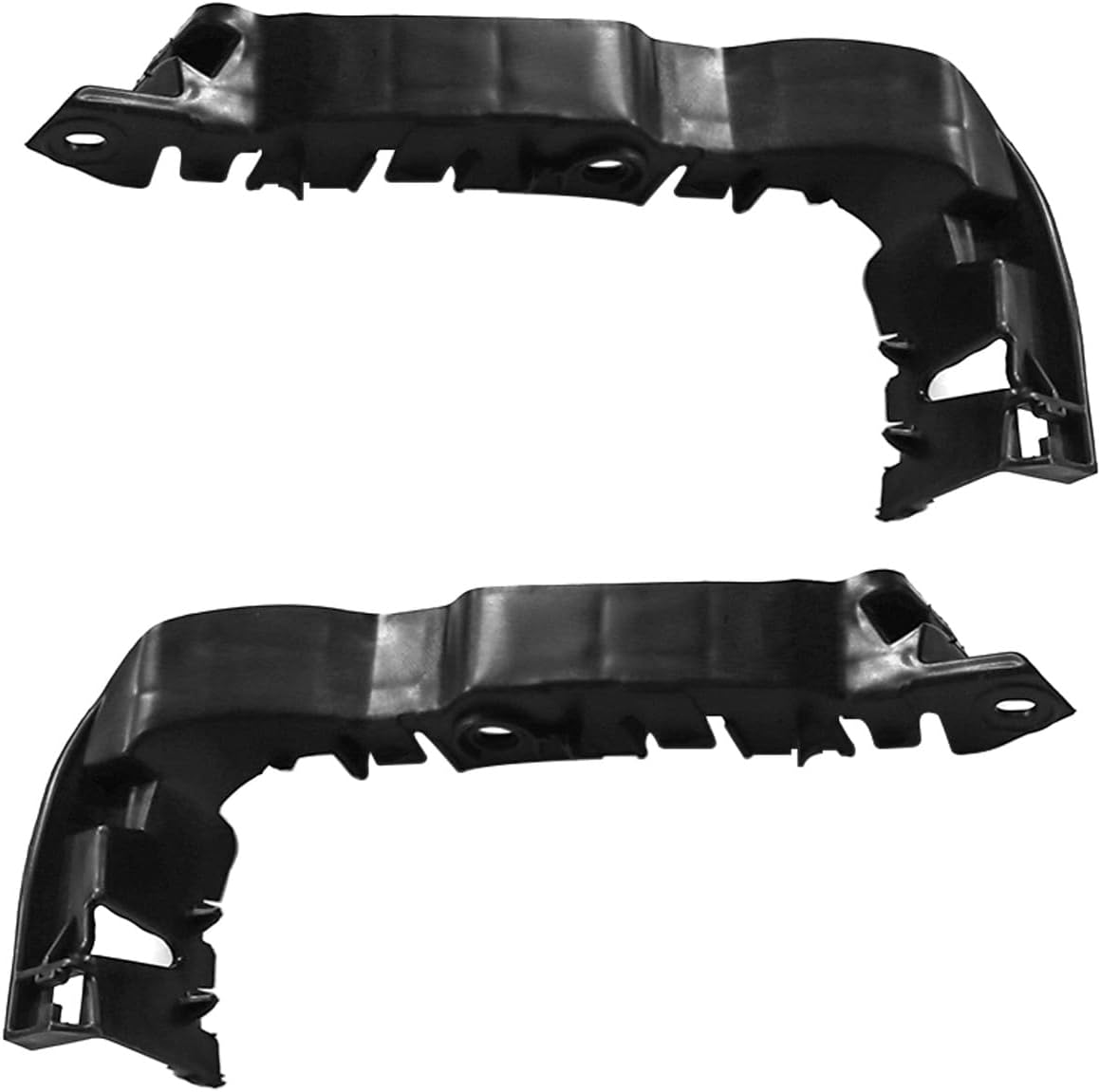 YHB Bumper Brackets fit for 2015 2016 2017 2018 Audi A3 S3 Quattro Sedan Convertible 4Cyl 2.0L 1.8L Front Driver and Passenger Side - Bumper Brackets Retainer Mounting Braces Pair Set