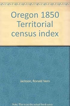 Unknown Binding Oregon 1850 Territorial census index Book