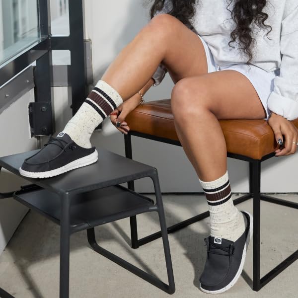 Image of HEYDUDE Women's Wendy Slip Mule Classic | Lightweight Women's Slip-On Shoes | Comfortable & Casual Everyday Footwear