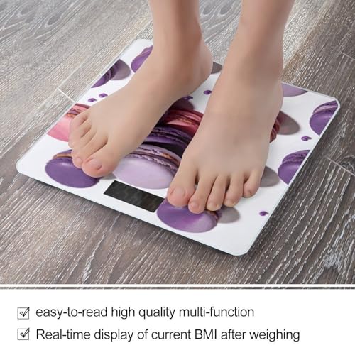 Báscula Digital Macaron Morada para Peso Corporal miniatura 5