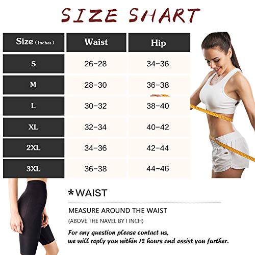 +MD Women's Breathable Boy Short Panties Seamless High Waist Boxer Brief Panties Comfortable Bamboo Shorts White XXXL - Thumbnail 2