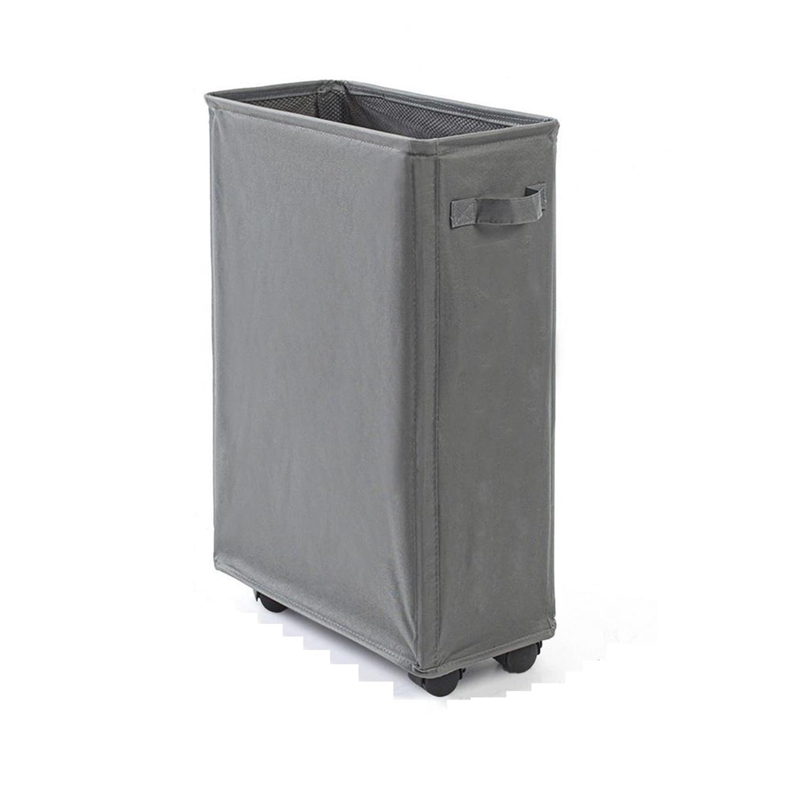 Foldable Laundry Baskets 42L Freestanding Narrow Corner Bin With Handle Dirty Clothes Storage For Washing Towels(Grey)