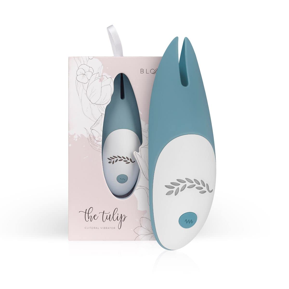 Bloom the Tulip Vibrator – Sex Toys for Women for Stimulation of the Clitoris, Nipples or Labia – Clit Stimulator for a Wonderful Clitoral Highlight with 10 Modes – Blue