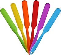 Vista 6 de Herramienta para colorear el cabello Diy Placa de raspado de silicona Mango ergonómico para tratamientos capilares Uso en salón