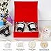 UoeRing 1 Pcs Red Gift Box 9.5x6x3 inch Small Luxury Gift Box for Presents with Magnetic Lid Collapsible,Valentine's Day,Christmas,Contains Card, Ribbon, Tissue Paper,Shredded Paper Fille