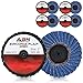 ABN 2in T27 40 Grit High Density Zirconia Alumina Flat Flap Disc Roloc Roll Lock Grinding Sanding Sandpaper Wheels 10 PK