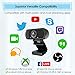 ToLuLu 1080P Webcam with Microphone, HD Webcam Web Camera with Tripod Stand, Widescreen USB Computer Camera, Streaming Mic Web cam for Online Calling/Conferencing,Facetime/YouTube Desktop Laptop PC