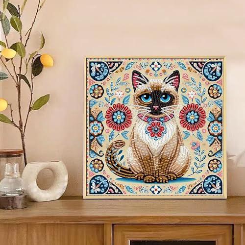 Image of Tontut Diamond Art Painting kit, end to end 5D DIY Special Shape Mosaic Crafts for Beginners and Adults, can be Gifted to Family and Friends, Great for Decorating Home and Office Walls
