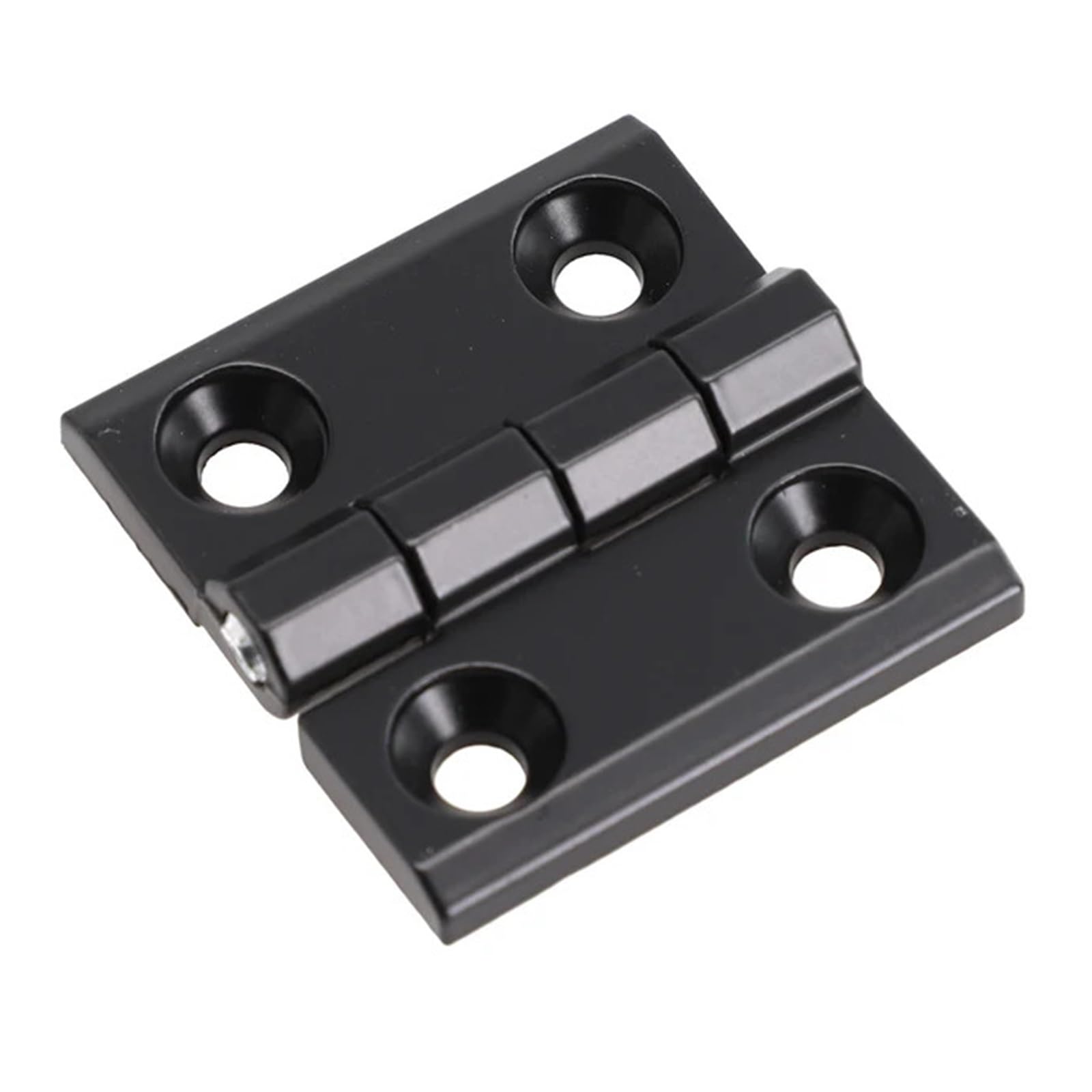 Evdmgzjapstj One Color Folding Door Hinge,1Pc Black Butt Hinges Metal Cabinet Aluminium Box Backflap Shed Hardware 40Mm 50Mm 60Mm(50X50mm)