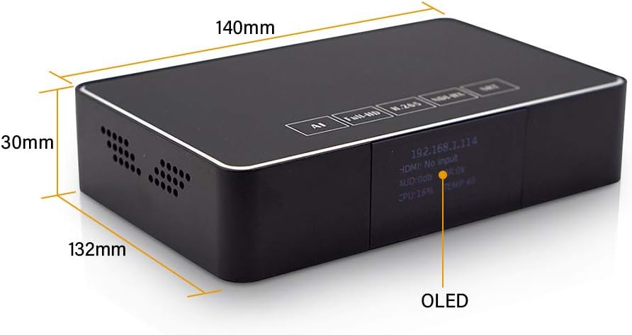 HDMI Encoder 1080P@60Hz H.265 HDMI HD Encoder ENC1-V2 Support SRT/RTSP/RTMP/HTTP/HLS RS232 for Live Broadcasting