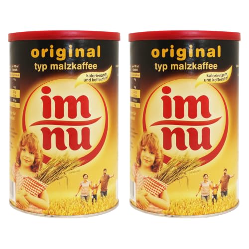 2er Pack Im Nu Original Malzkaffee koffeinfrei und kalorienarm 2 x 200 g Instantkaffee Instantpulver Kaffee Kaffeepulver Kinderkaffee