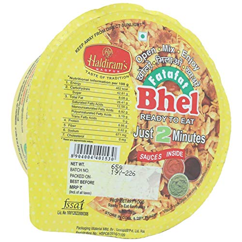 Miniatura 6 de Haldiram 's Nagpur Fatafat Bhel, 2.29 oz