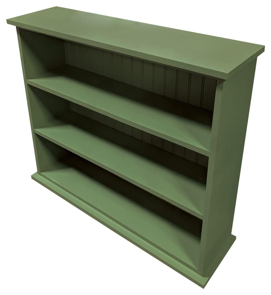 Sawdust City Solid Wood Small Bookcase (Solid Sage)