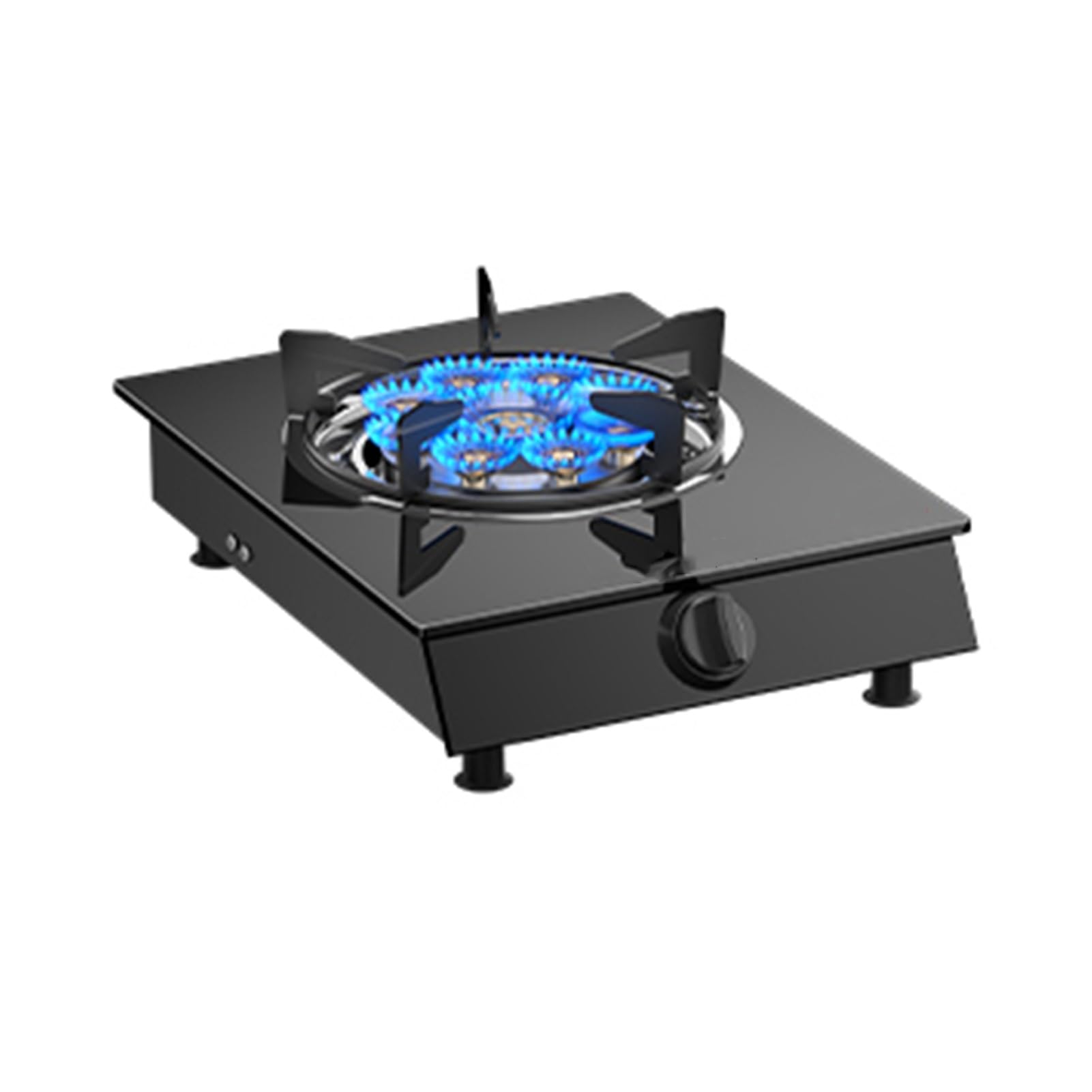 Cqccq One Color Easy To Carry Table Top Cooker Single Burner Gas Hob,Gas Stove Portable Outdoor For Camping,With Flame Failure Protection,For Home(Lpg)