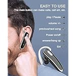 Jinreoo-Bluetooth-Headset-V51-Ultralight-Wireless-Handsfree-Earpiece-Cell-Phone-with-Noise-Cancellation-Microphone-for-iphone-Android-Samsung-Cell-Phones-PC-TV-Computer-Game-Trucker-Work