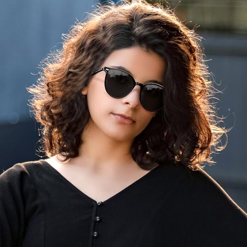 Image of Joopin Oversized Sunglasses for Women Stylish Big Rectangle Polarized UV Protection Ladies Goggles