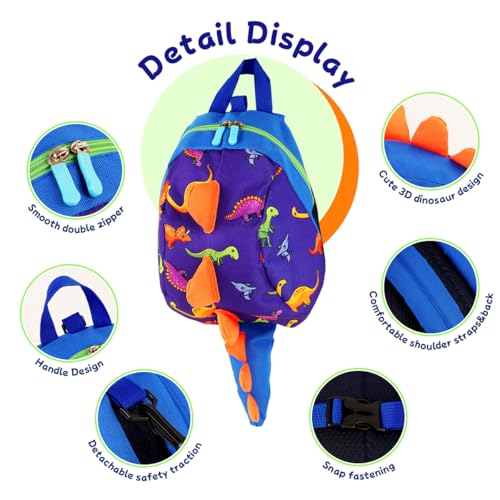 Image of PALAY Toddler Backpack for Kids Mini Bag 2-6 Years Old Cartoon Breathable Comfortable Preschool Daypack for School Travel