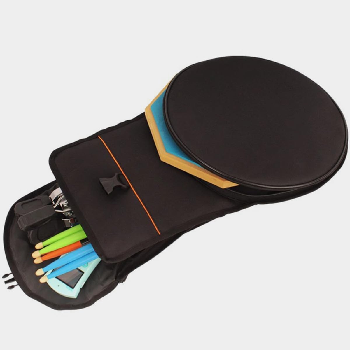 Zaino per Accessori per Batteria Scomparti e Cinghie Regolabili