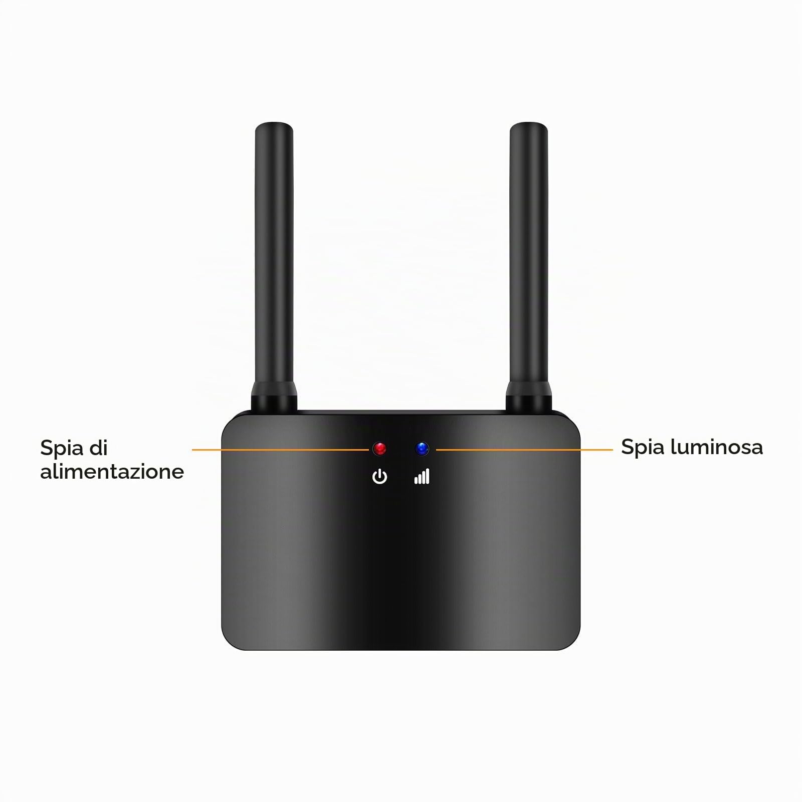 PGST Amplificatore di Segnale Wireless,Ripetitore dell'amplificatore di segnale wireless 433 Mhz per Sistema di Allarme