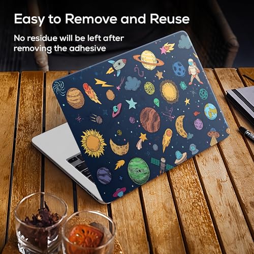 Image of Laptop Skin /Sticker /Cover Bubble-Free| Laminated| Removable| HD Quality Sticker for Laptops Upto 15.6 Inches Compatible with Hp /Dell /Acer /Lenovo /Asus etc.(Space-216)