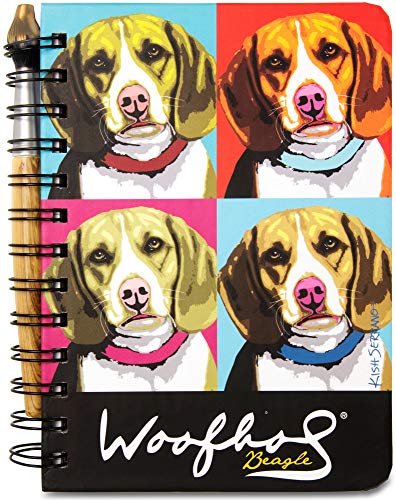 Image of Pavilion Gift Beagle Woofhol, Journal and Pen Set, 5 X 7 Inches, 12088